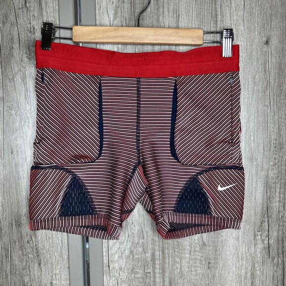 Gyakusou x Nike Bike Shorts Medium Red Blue Utility Pockets Size M - Picture 1 of 8